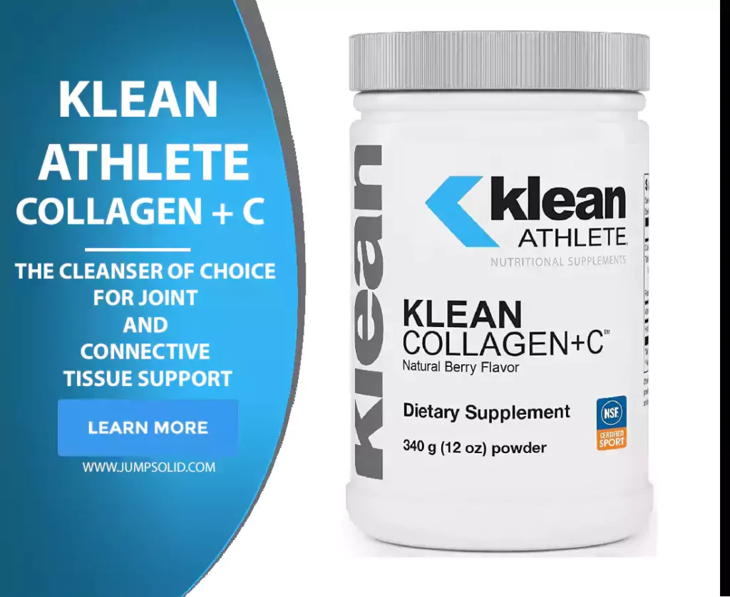 Clean Athlete Collagen + C – The cleanser of choice for joint and connective tissue support 