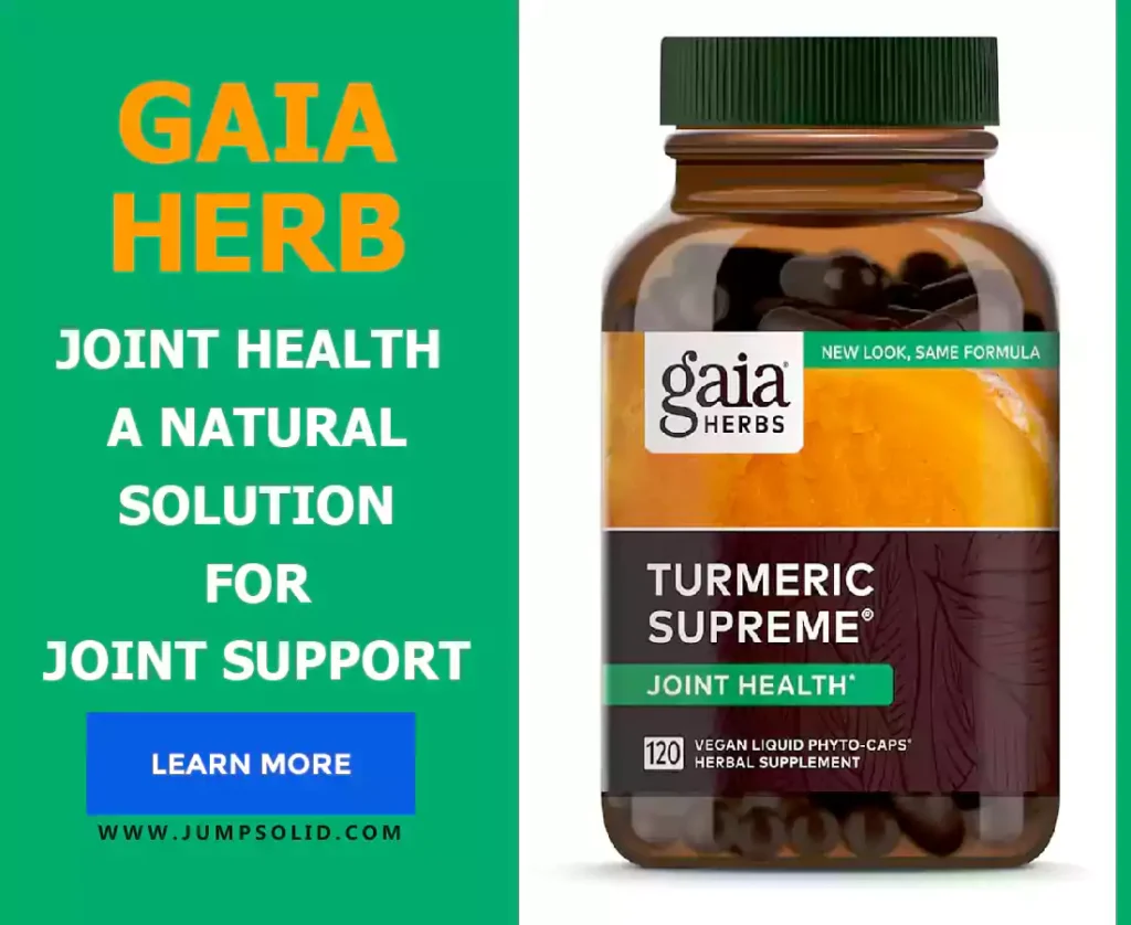 Gaia Herb Turmeric Supreme Joint Health – A natural solution for joint support