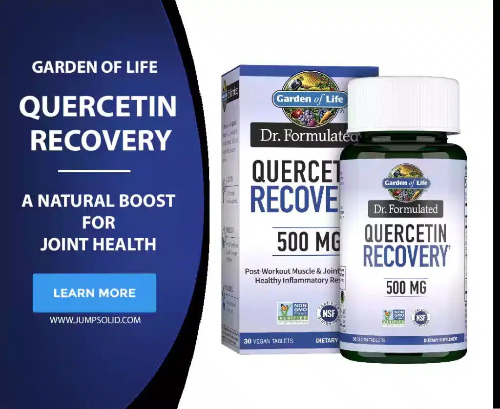 Garden of Life Quercetin Recovery – A natural boost for joint health 