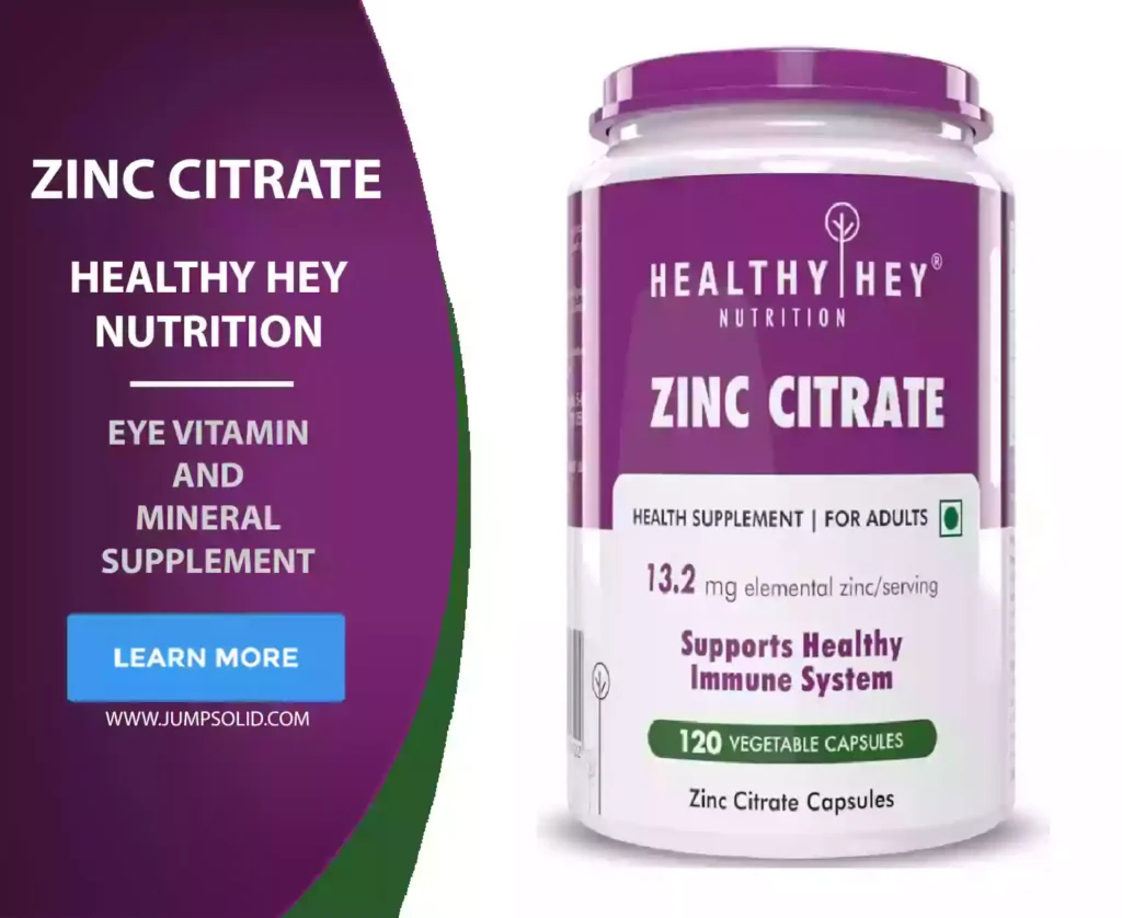 HealthyHey Nutrition Zinc Citrate