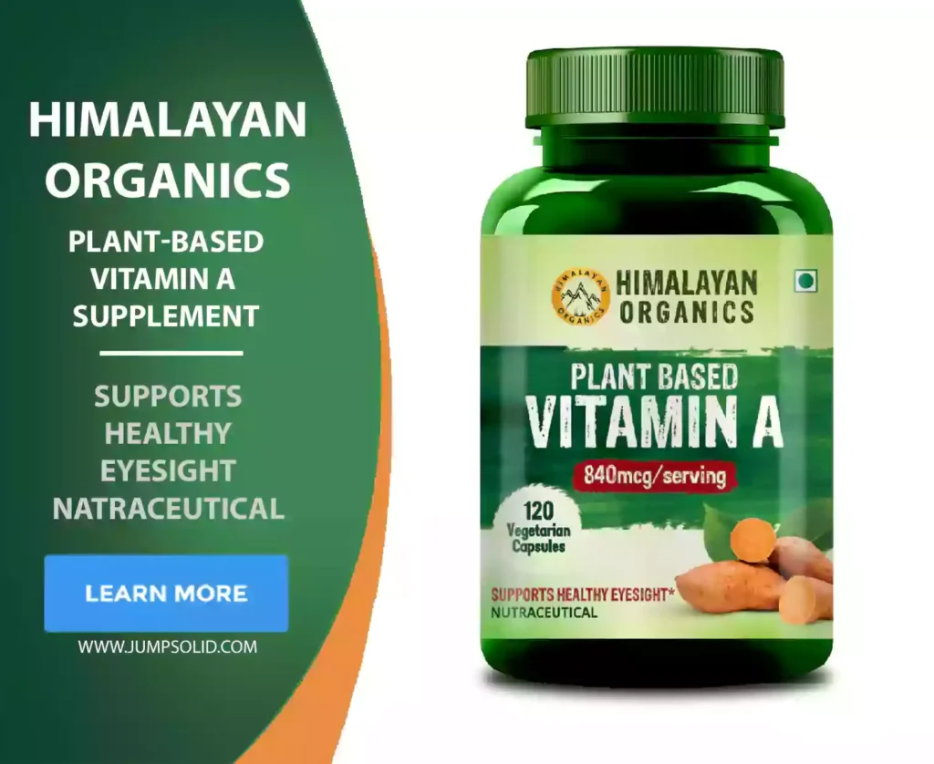 Himalayan Organics Plant-Based Vitamin A Supplement