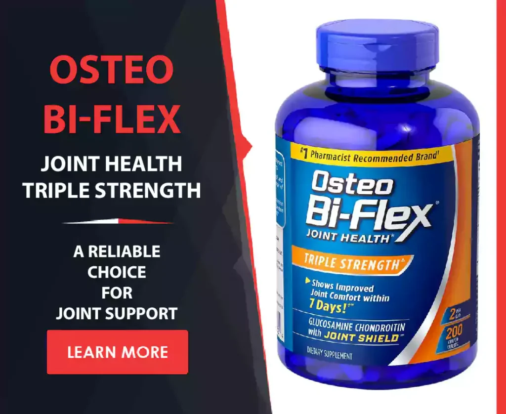 Osteo Bi-Flex Joint Health, Triple Strength – a reliable choice for joint support 