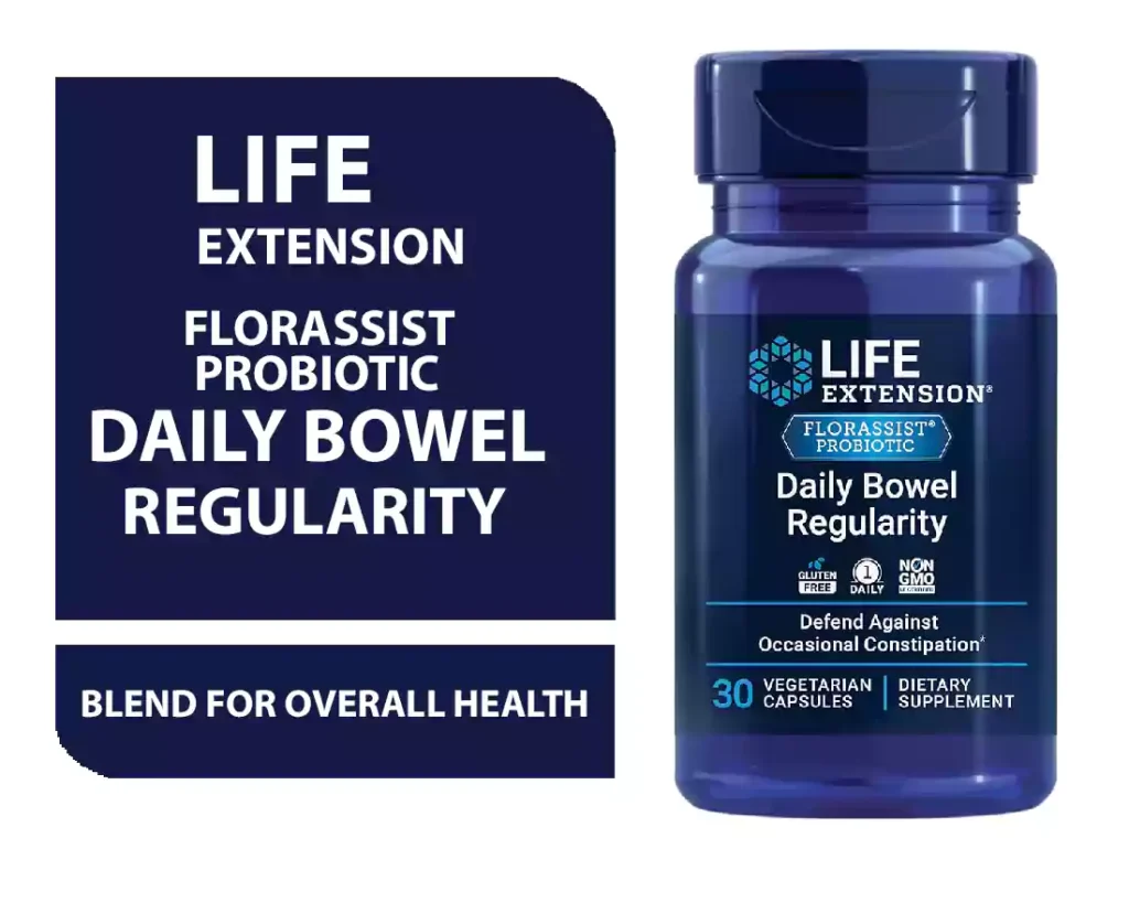 FLORASSIST® Probiotic Daily Bowel Regularity Digestive Health Supplements