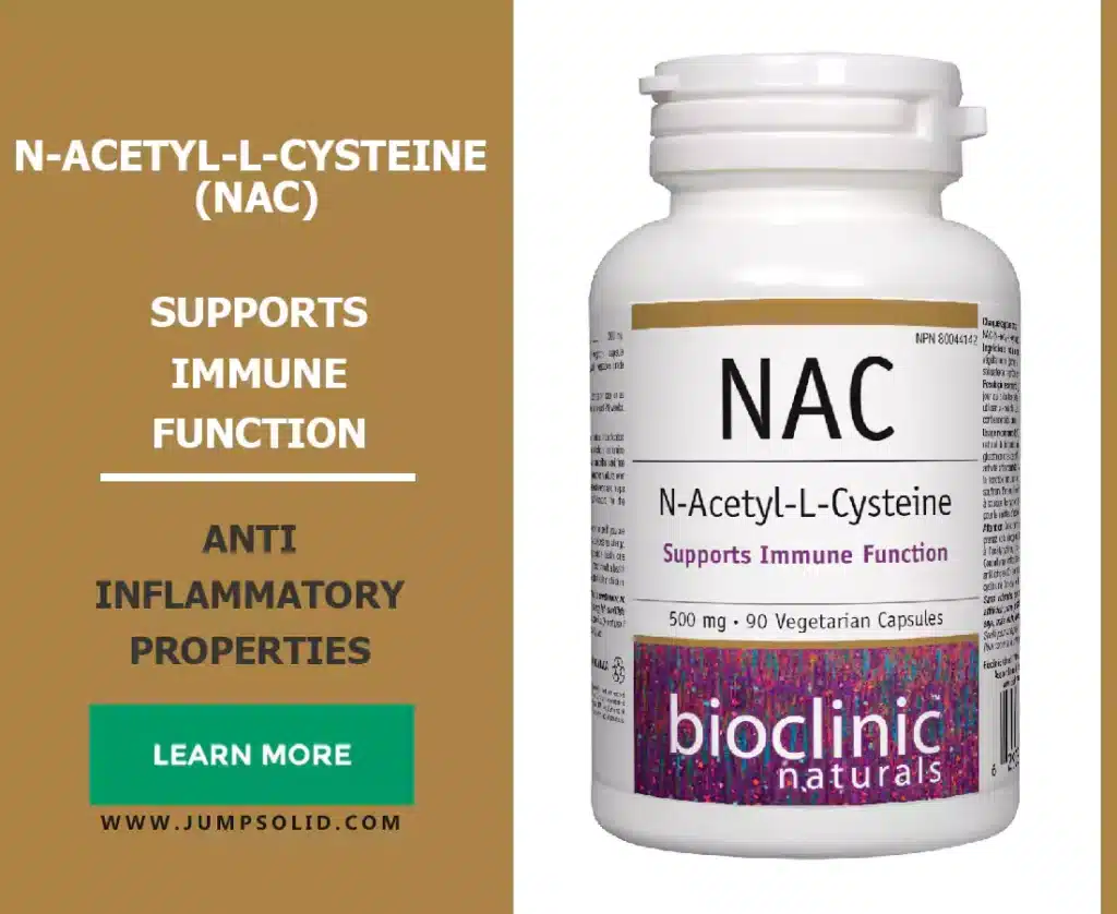 N-Acetyl-L-Cysteine (NAC) Anti-inflammatory properties