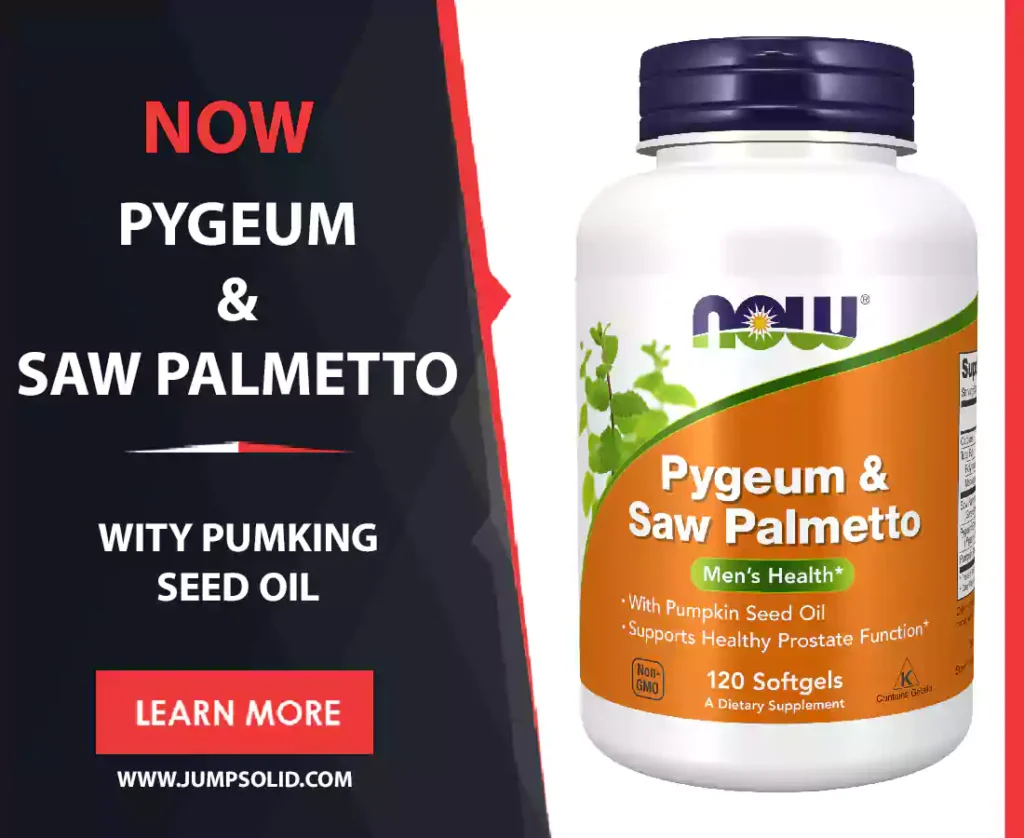 NOW Supplements Pygeum and Saw Palmetto