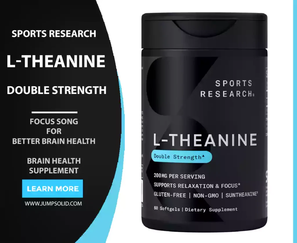 Sports Research Dual Power L-Theanine Focus Song for Better Brain Health