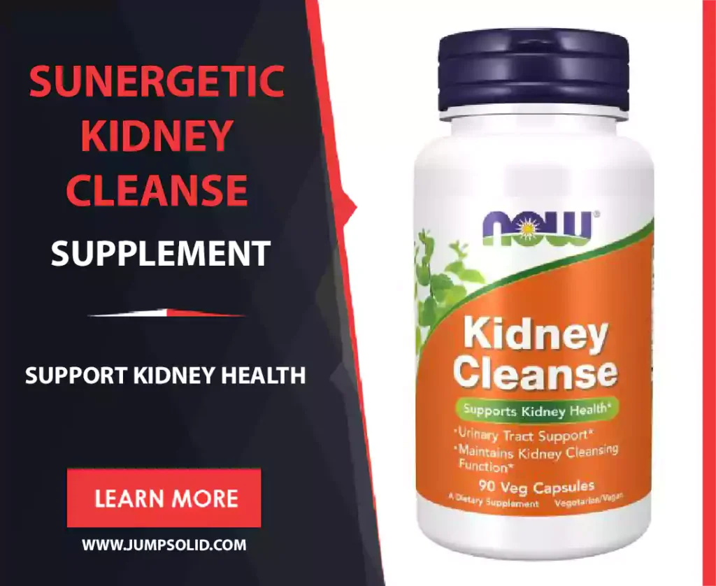 best supplements for kidney health Sunergetic Kidney Cleanse Supplement